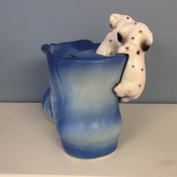 VINTAGE Lipper and Mann 101 Dalmatians Old Shoe Bank- BLUE - Picture 5 of 12